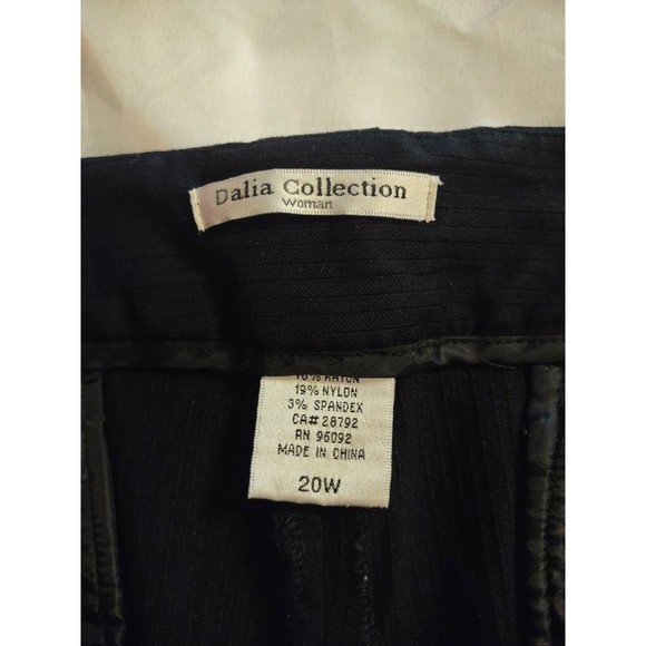 Dalia Collection Woman Pants Plus Size 20W Black Business Casual - Picture 4 of 9